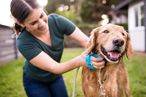 Aquapaw Dog Bath Brush Pro - Sprayer and Scrubber Tool in One - Indoor/Outdoor Dog Bathing Supplies - Pet Grooming for Dogs with Long and Short Hair - Dog Wash with Hose and Dog Shower Attachment