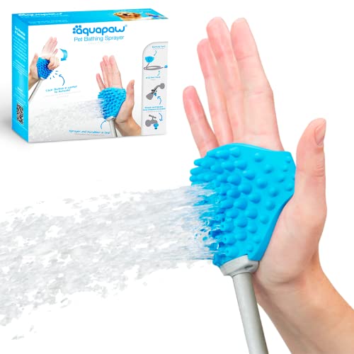 Pet Bath Brush Dog Scrubber | Blue