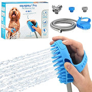 Aquapaw Dog Bath Brush Pro - Sprayer and Scrubber Tool in One - Indoor/Outdoor Dog Bathing Supplies - Pet Grooming for Dogs with Long and Short Hair - Dog Wash with Hose and Dog Shower Attachment